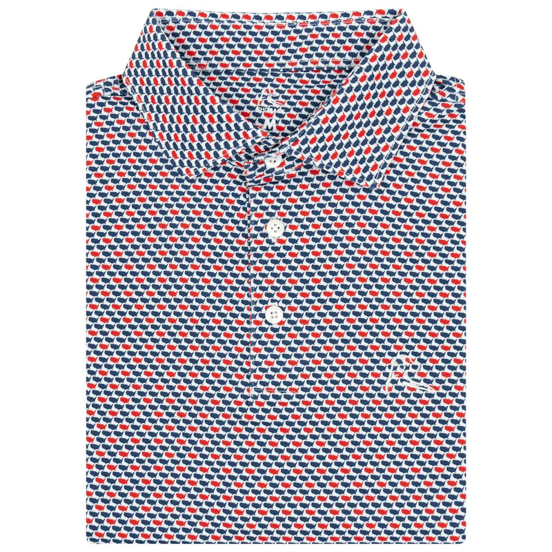Rhoback The 1776 Men's Performance Polo | Liberty Style
